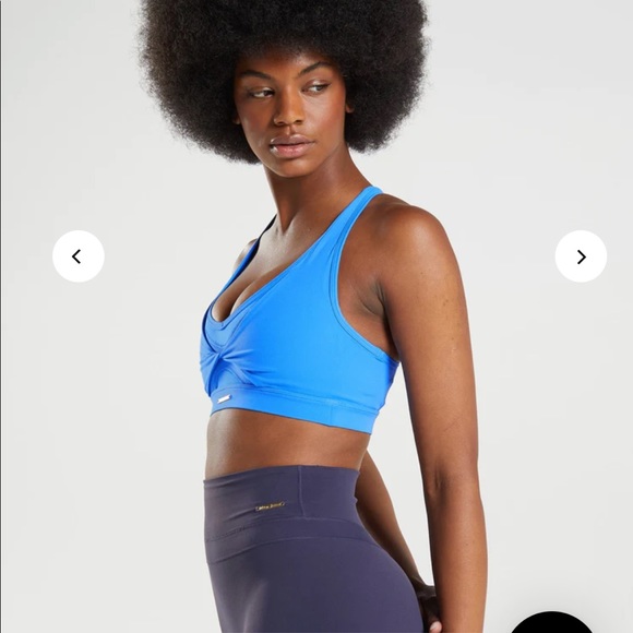 Gymshark Mesh Sports Bra - Whitney Simmons V4 - optimist blue - Picture 7 of 8